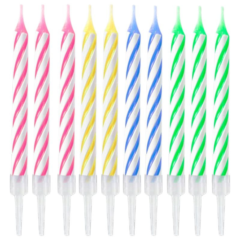 Изображение товара Набор свечей Party3 6.5см 10шт для праздников и декора