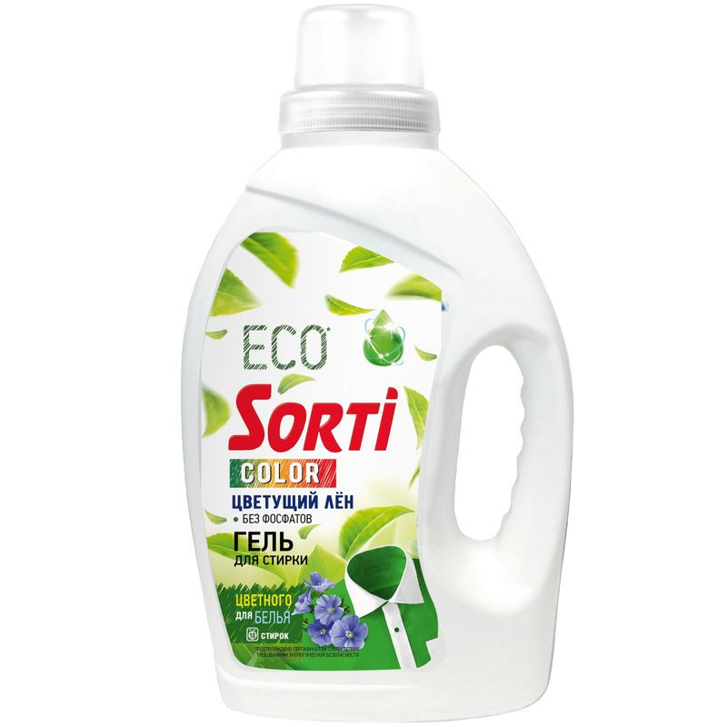 Изображение товара Гель Sorti Color Цветущий для стирки лен 1.2л