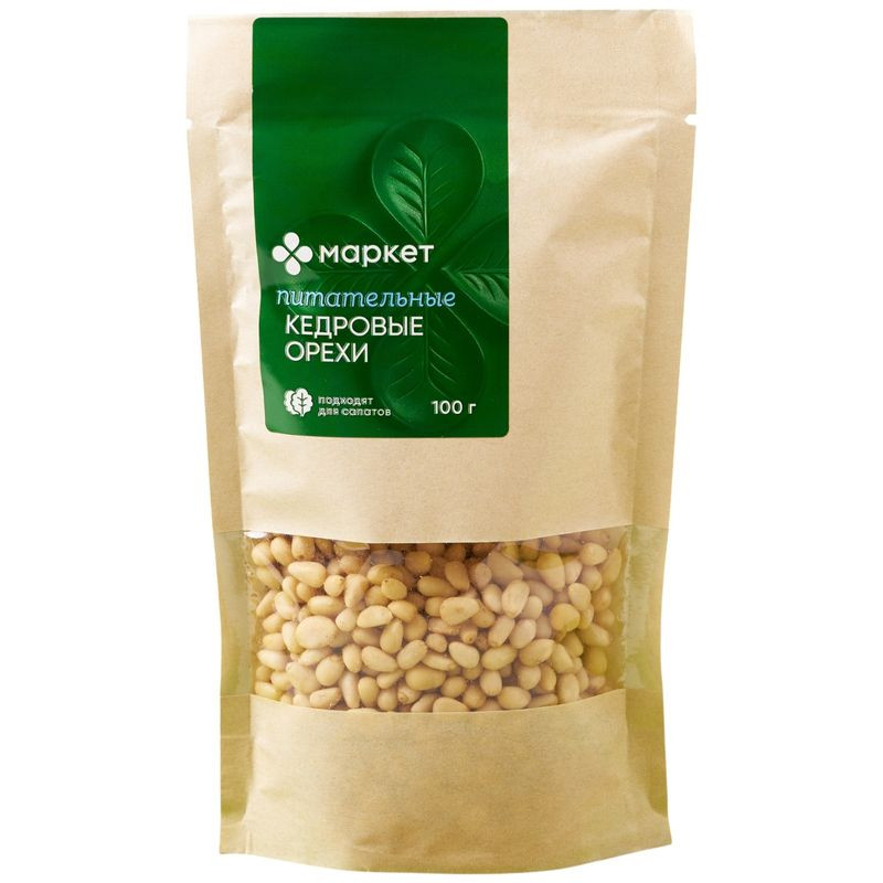 Изображение товара Ядра кедрового ореха Маркет 100г натуральный продукт полезный для здоровья