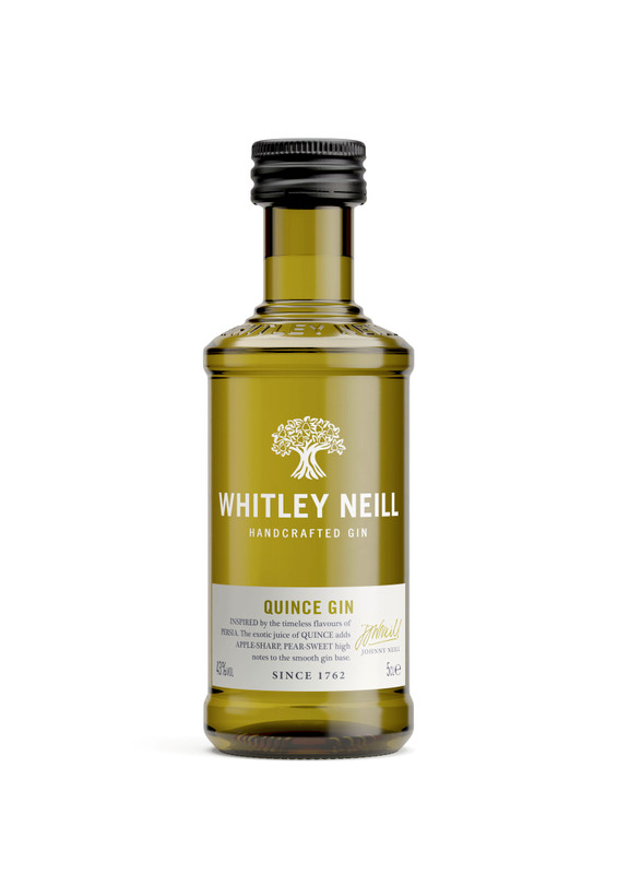 Изображение товара Джин Whitley Neill Quince Gin со вкусом айвы 43%, 50мл