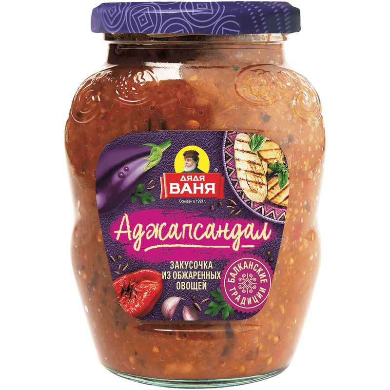 Изображение товара Закуска Дядя Ваня Аджапсандал стерилизованная 350г натуральная еда