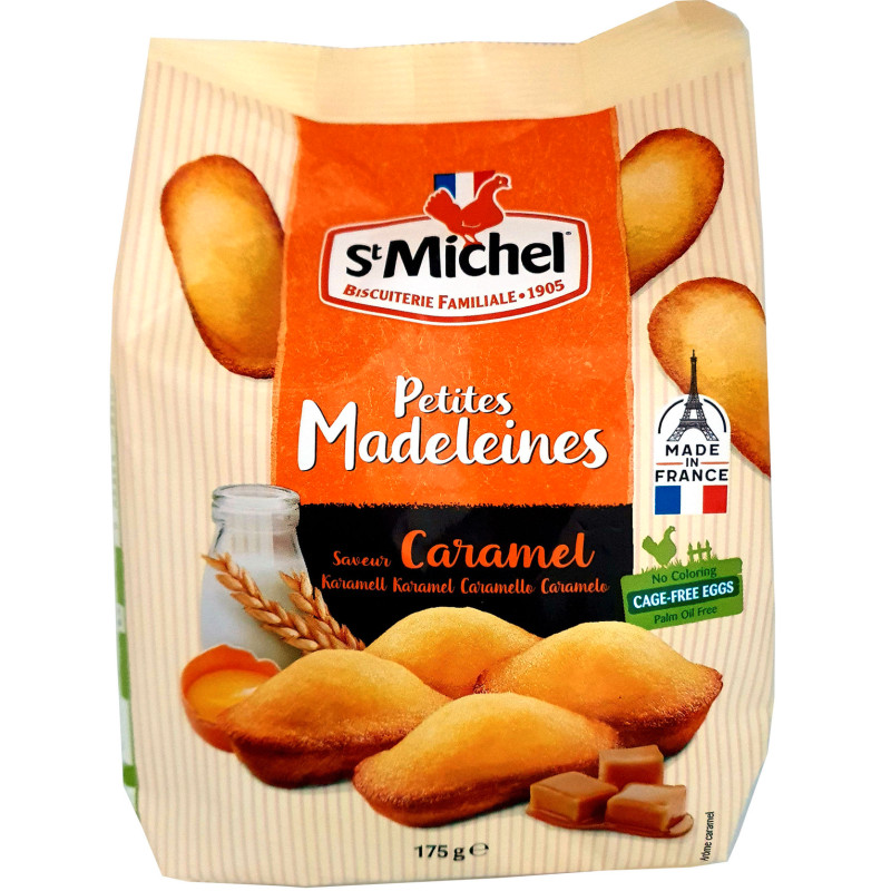 Изображение товара Пирожное St Michel Мадлен бисквитное со вкусом карамели 175г Франция