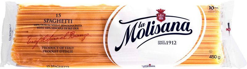 Макароны La Molisana Spaghetti №15, 450г - купить с доставкой на дом в Перекрёстке