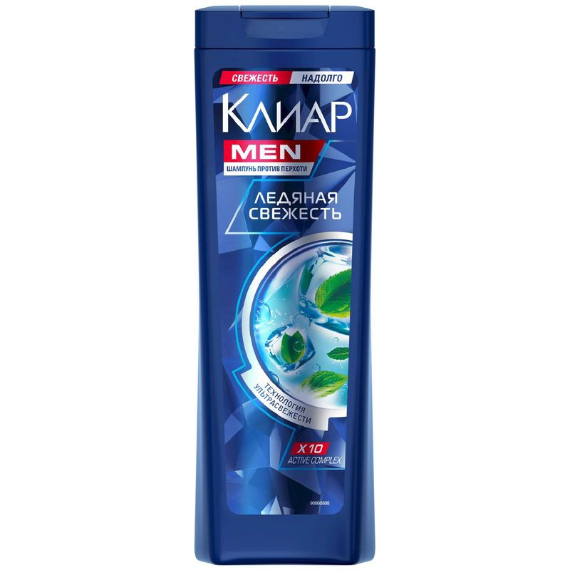 Изображение товара Шампунь Клиар Men Ледяная Свежесть с ментолом против перхоти 400мл