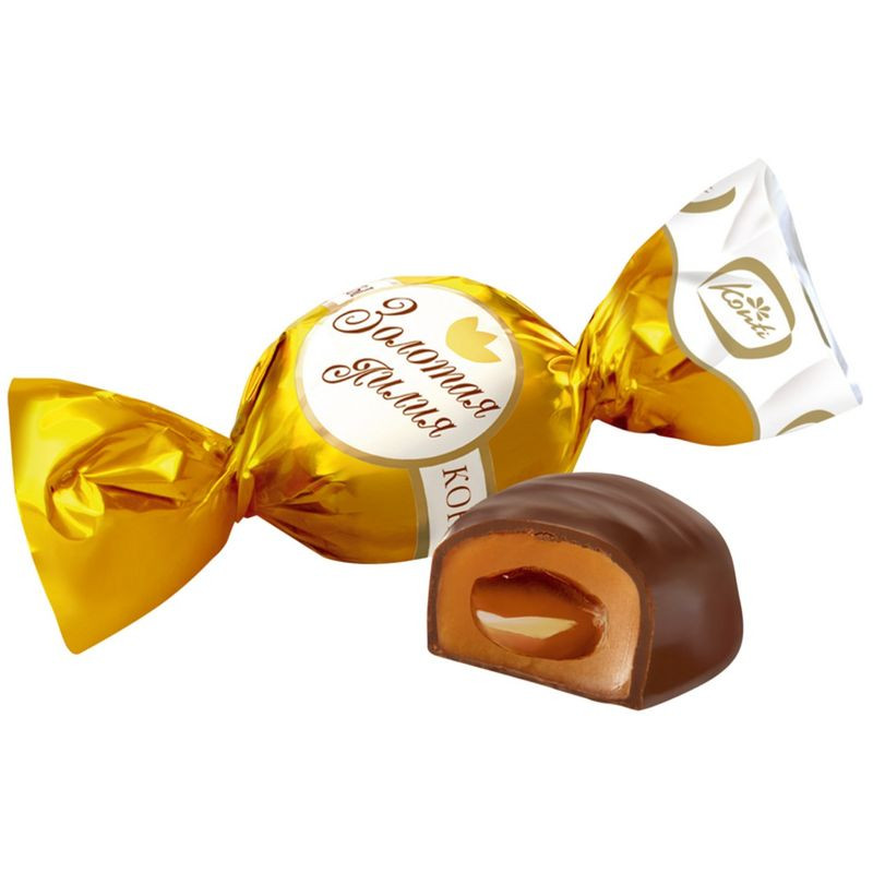 Изображение товара Конфеты Konti Золотая Лилия шоколадные весовые  Общий вкус и высокое качество