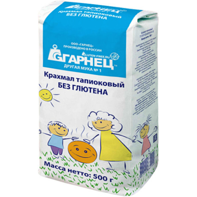 Изображение товара Крахмал тапиоковый Garnec без глютена, 500г