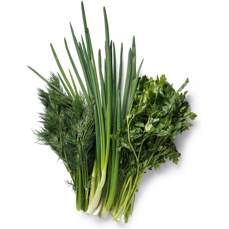 Изображение товара Набор свежей зелени Лук Укроп и Петрушка Маркет Fresh 200г