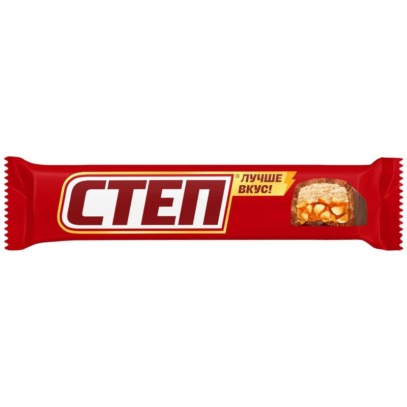 Изображение товара Батончик Степ нуга-арахис-карамель, 46гр