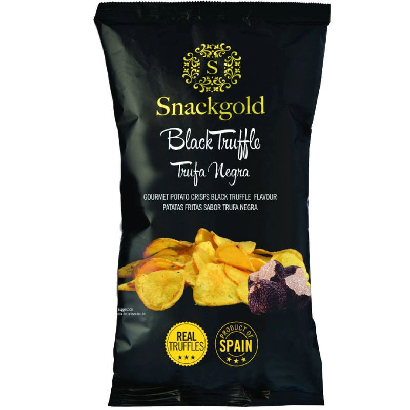 Изображение товара Картофельные чипсы Snackgold с черным трюфелем, 125 г