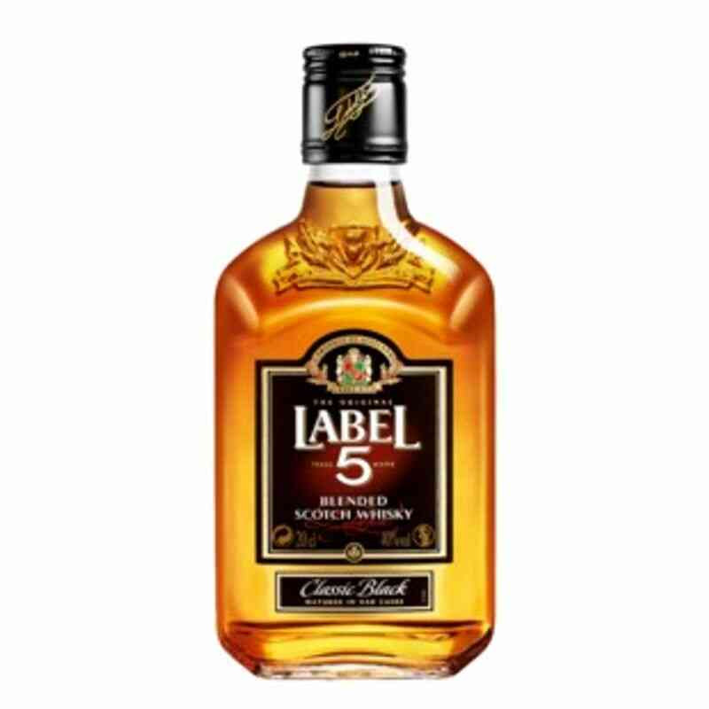 Изображение товара Виски Label 5 40% купажированный, 200 мл, выдержка более 3 лет