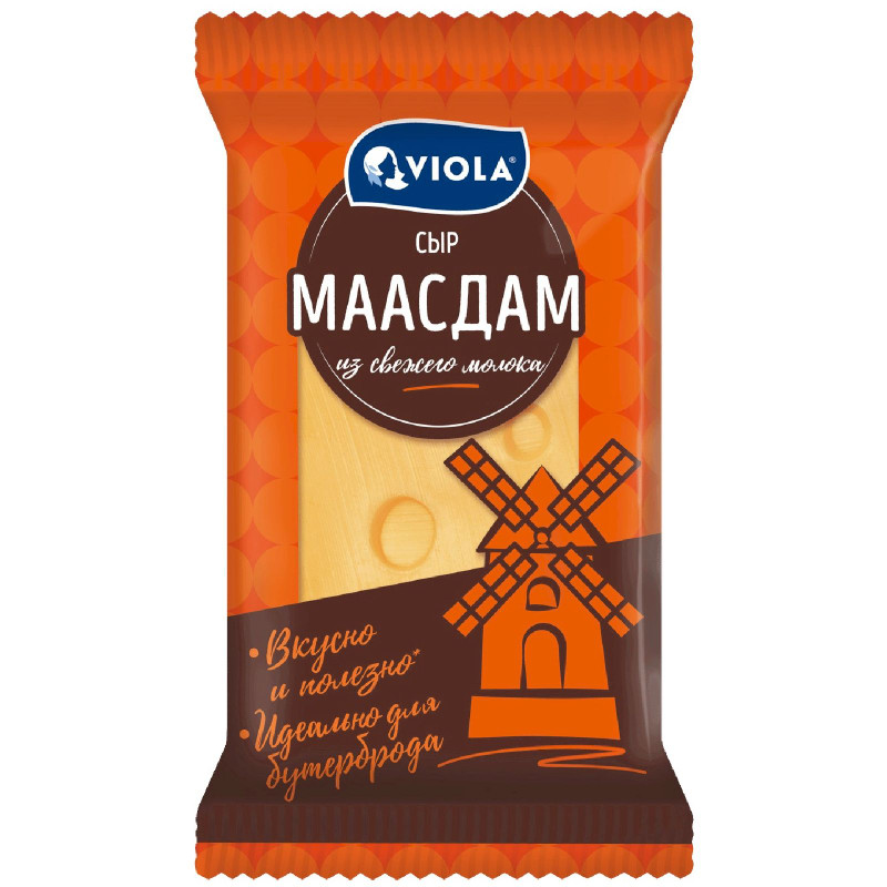 Изображение товара Сыр Viola Маасдам полутвердый 45%, 180г