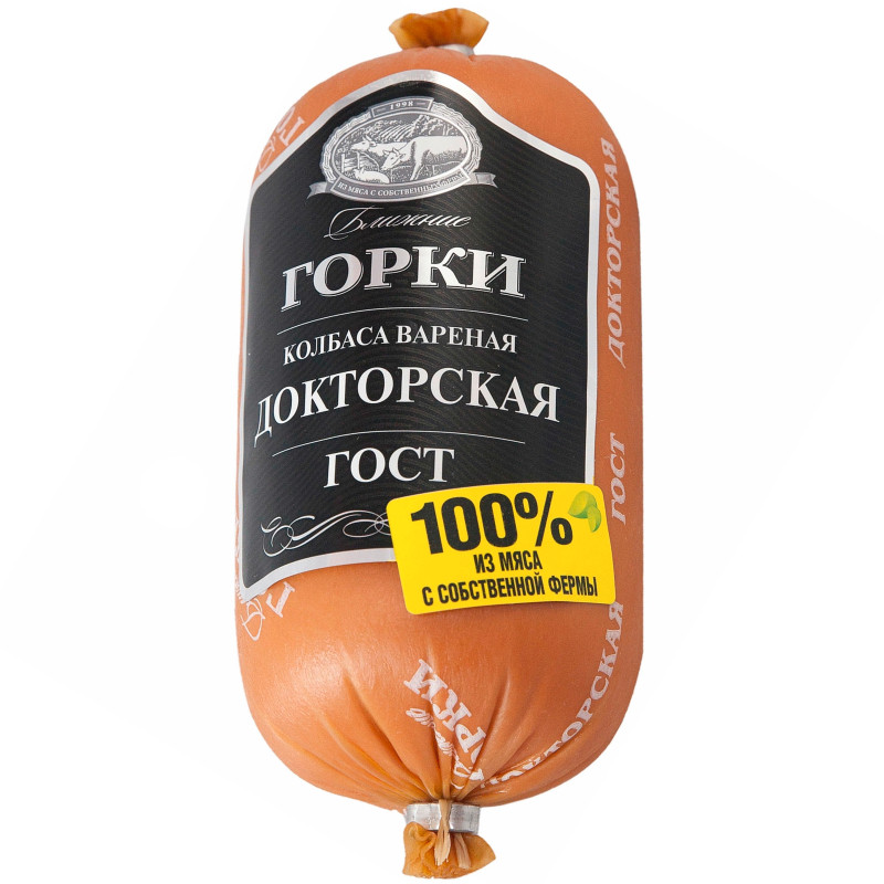 Изображение товара Колбаса варёная Ближние Горки Докторская, 450г