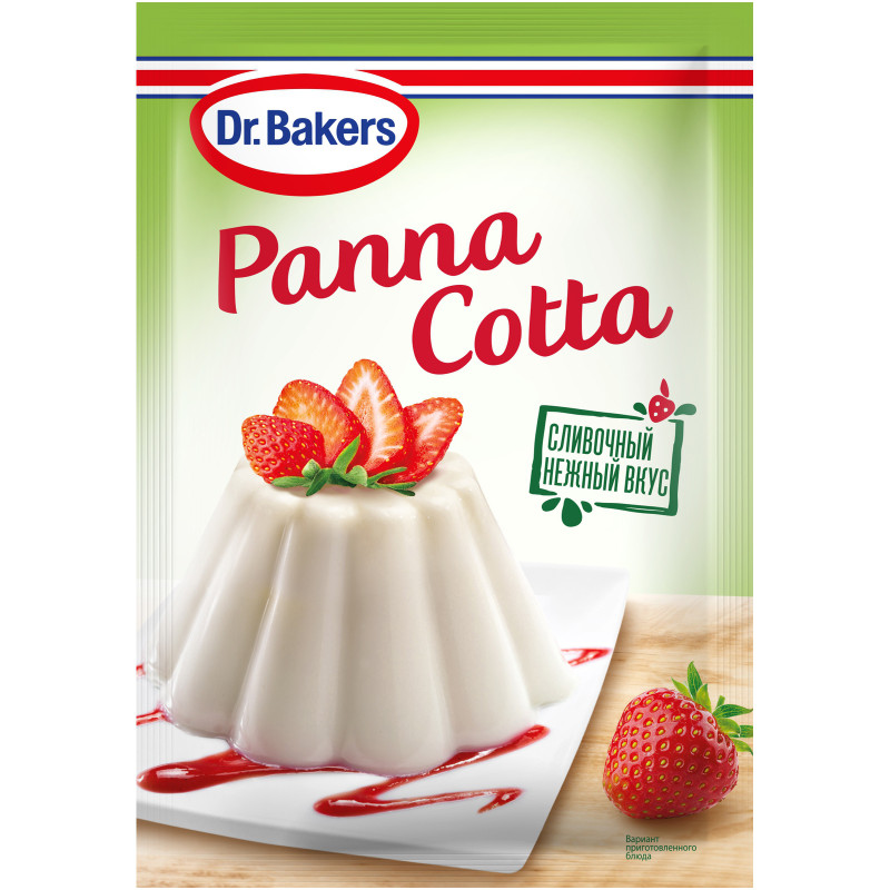 Изображение товара Десерт Dr.Bakers Панна Котта сухой, 67г