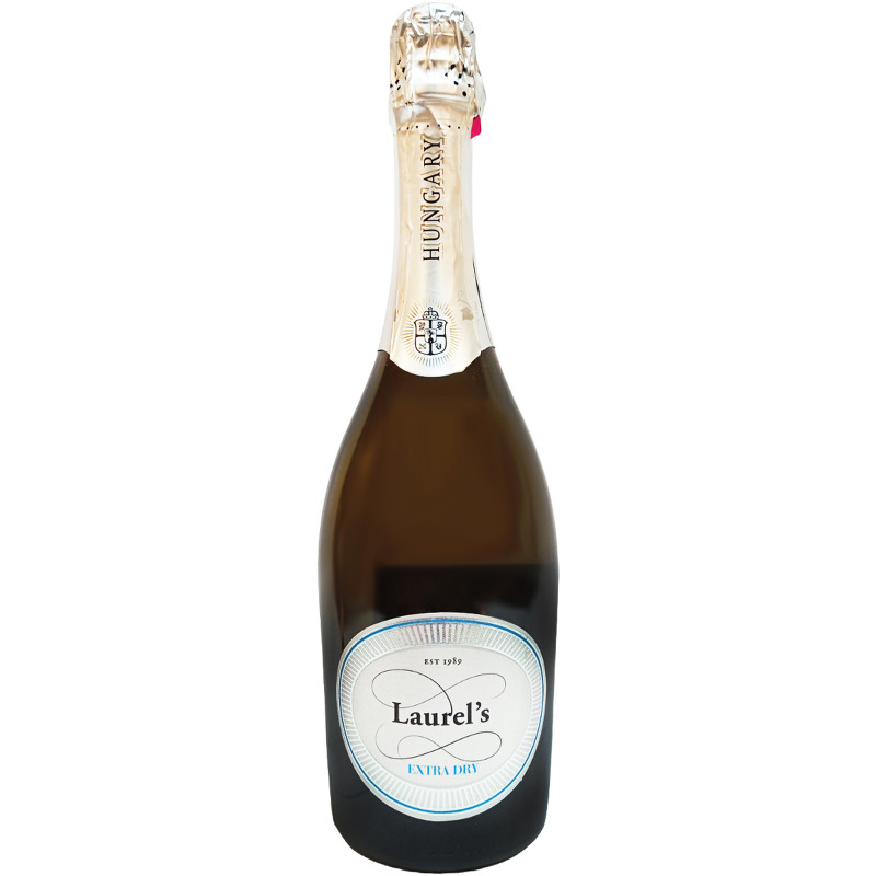 Изображение товара Вино игристое Laurels Extra-dry белое брют, 750мл - Венгрия