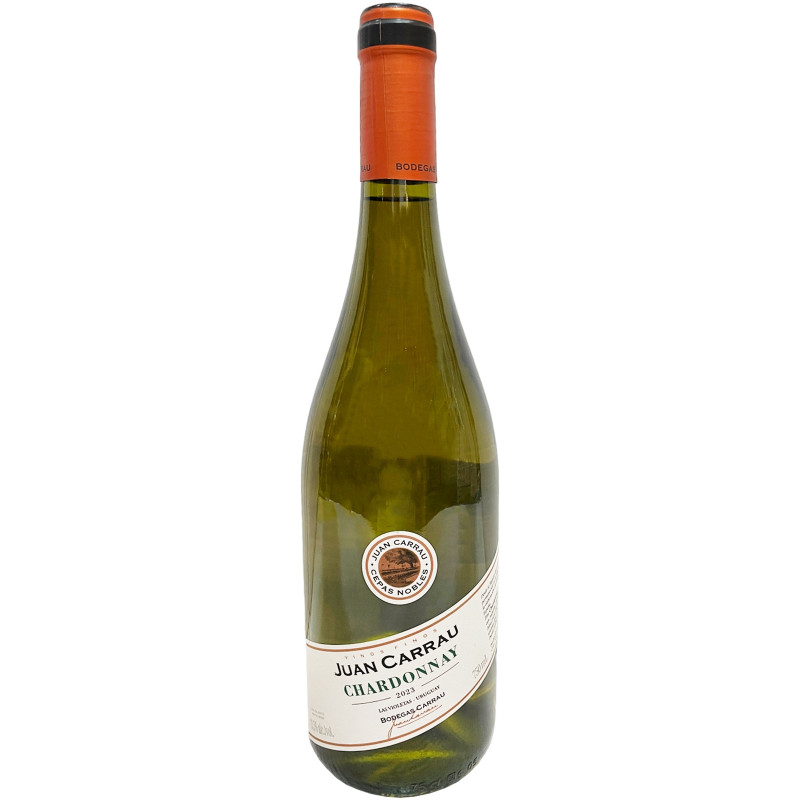 Изображение товара Вино Juan Carrau Chardonnay белое сухое 750мл 13.5% Уругвай