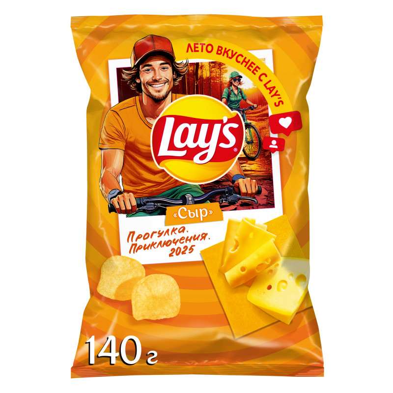 Изображение товара Чипсы картофельные Lay's со вкусом сыра, 140г