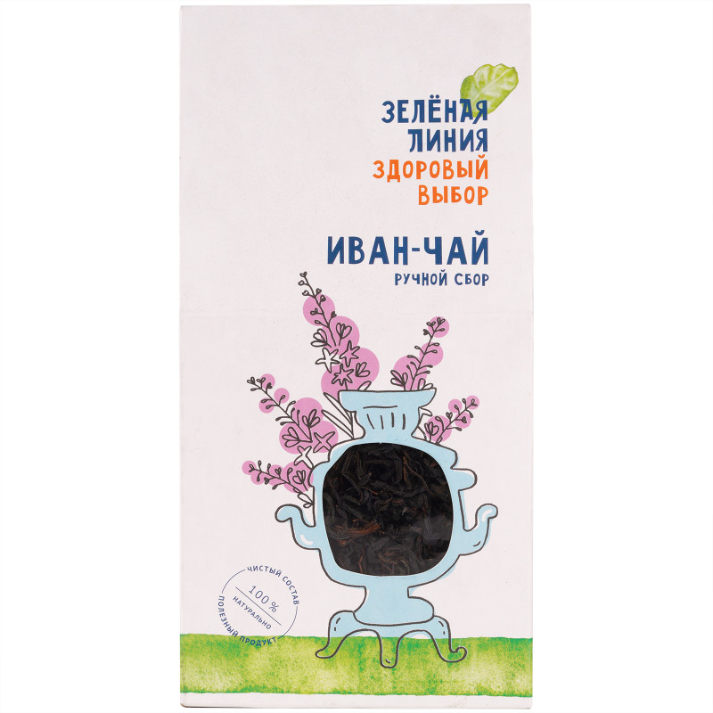 Изображение товара Напиток чайный Иван-чай ферментированный Зелёная Линия, 60г