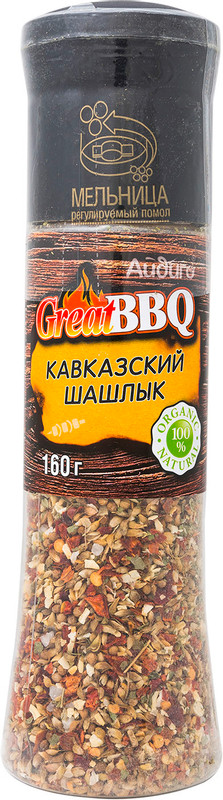 Изображение товара Приправа Gread BBQ Кавказский шашлык, 160г