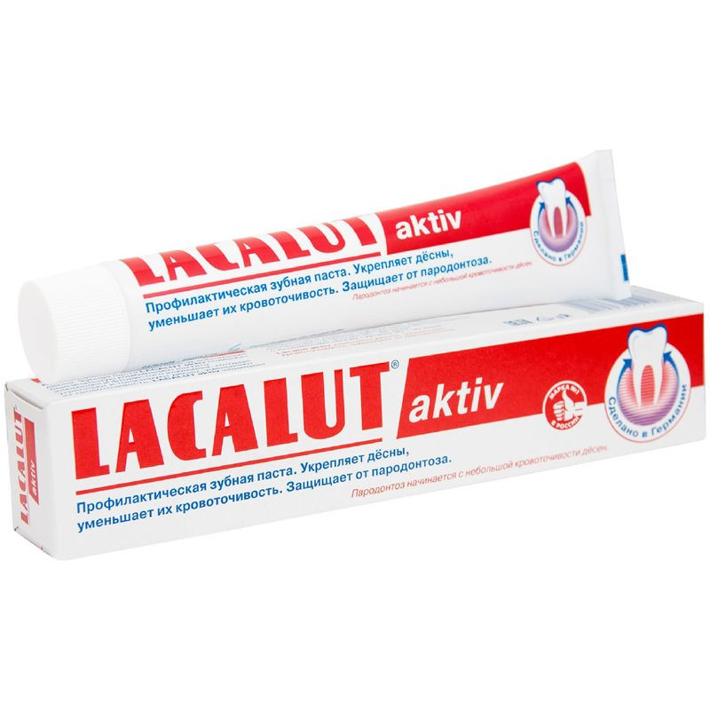 Изображение товара Зубная паста Lacalut Activ 75 мл для укрепления и свежести дыхания
