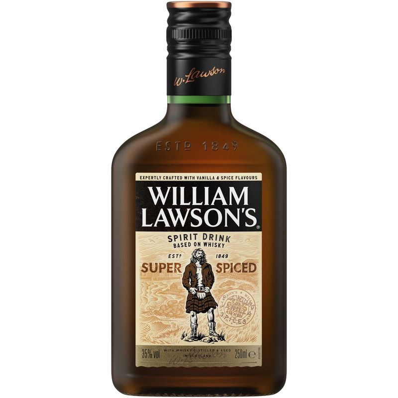 Изображение товара Виски William Lawson's Super Spiced 35%, 250мл - пряный зерновой напиток