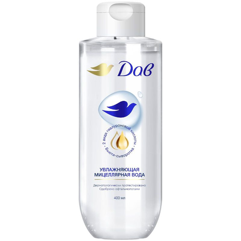 Изображение товара Dove Увлажняющая мицеллярная вода 400 мл для сухой кожи