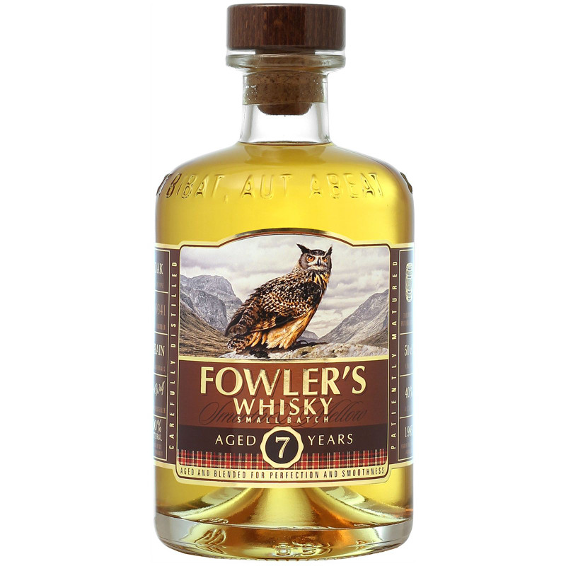 Изображение товара Виски Fowler's зерновой 7 лет 40%, 500мл