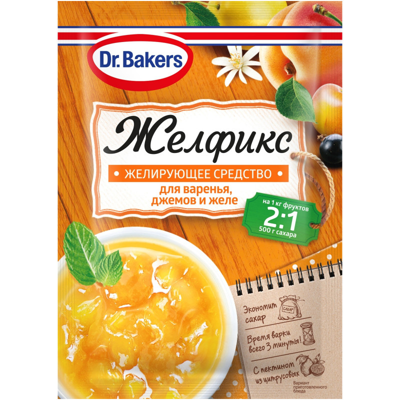 Изображение товара Заготовки Dr. Bakers Желфикс 2:1 домашние, 25г