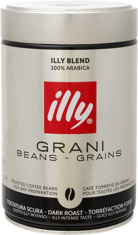 Изображение товара Кофе в зёрнах Illy 100% Арабика тёмной обжарки 250 г Италия