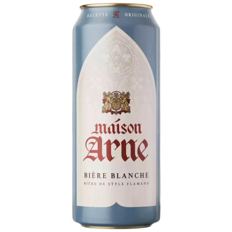 Изображение товара Пивной напиток Maison Arne Biere Blanche нефильтрованный 4.9% 430мл