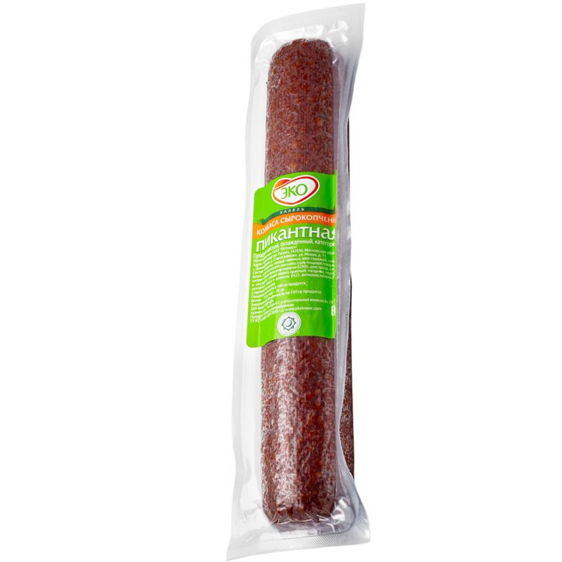 Изображение товара Колбаса Пикантная Халяль сырокопченая Govo, Батон, Россия, 389 ккал