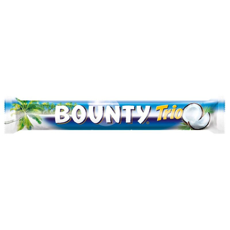 Изображение товара Шоколадный батончик Bounty Трио с кокосом 82.5 г