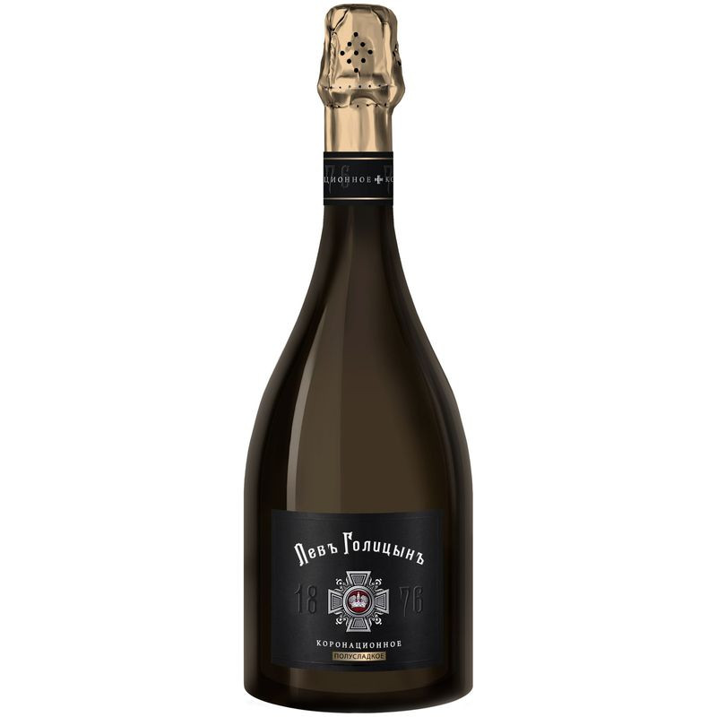 Изображение товара Вино игристое Наследие Мастера Левъ Голицынъ Коронационное белое полусладкое