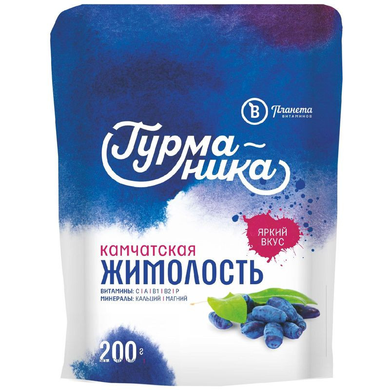 Изображение товара Жимолость Планета Витаминов Камчатская 200г сушеные ягоды натуральный продукт