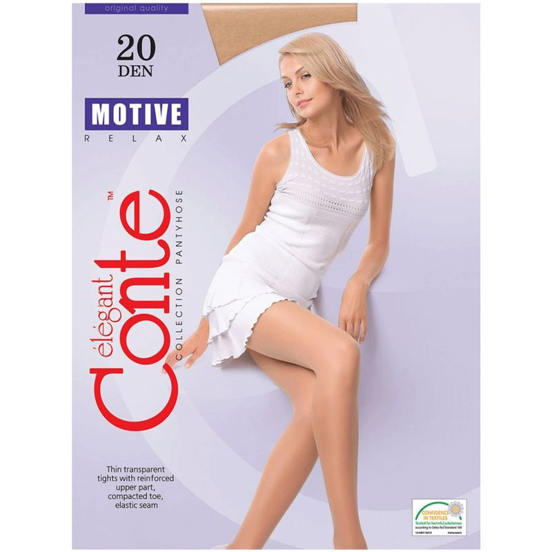 Изображение товара Женские колготки Conte Elegant Motive 20 натуральный размер 2