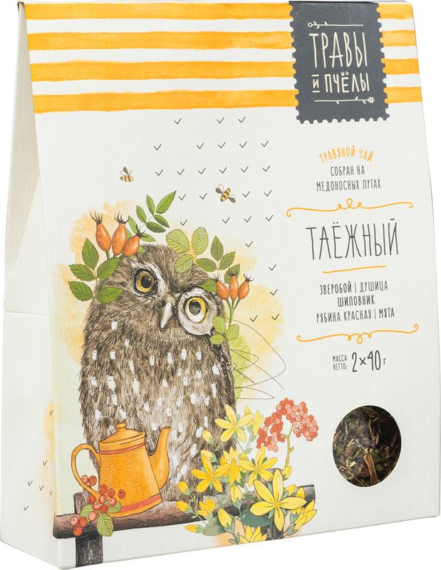 Изображение товара Травяной чай Таёжный травяной 80 г натуральный сбор для здоровья и отдыха
