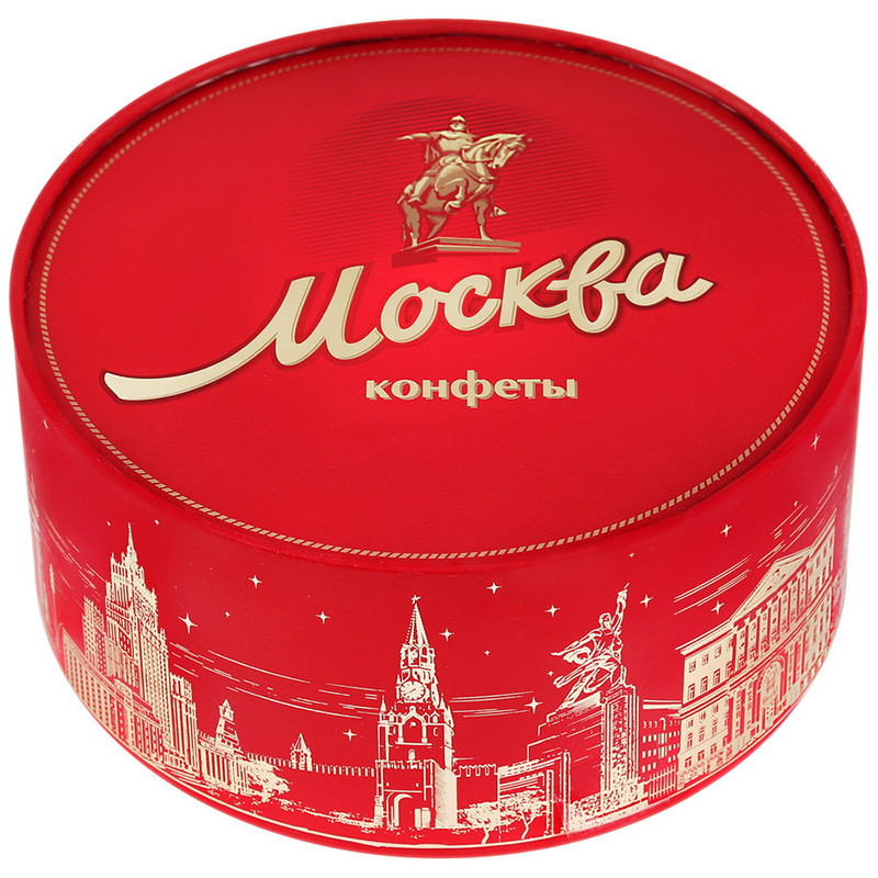 Изображение товара Конфеты Красный Октябрь Москва глазированные молочным шоколадом, 200г