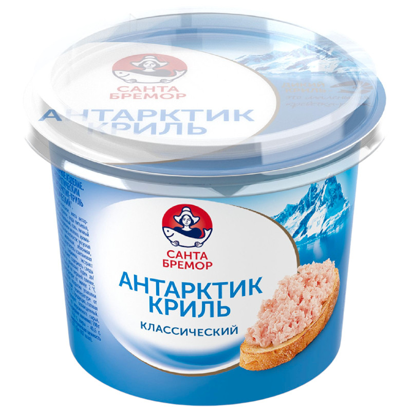 Изображение товара Паста Санта Бремор Антарктик криль классический из морепродуктов, 150г