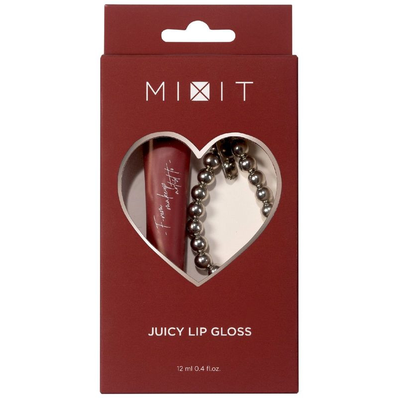Изображение товара Блеск для губ Mixit Make Up Juicy Lip Gloss глянцевый 03, 12мл