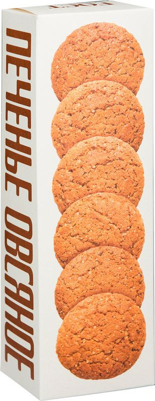 Изображение товара Печенье Полёт овсяное классическое 250г натуральное вкусное и полезное