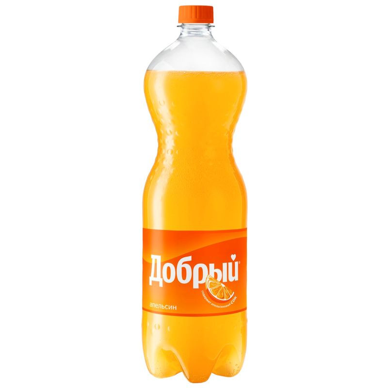 Изображение товара Газированный напиток Добрый Апельсин с витамином С 1.5л низкая калорийность