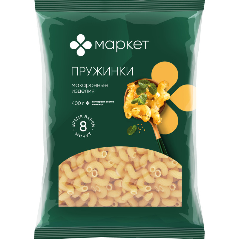 Изображение товара Макароны Пружинки группы А Маркет, 400г