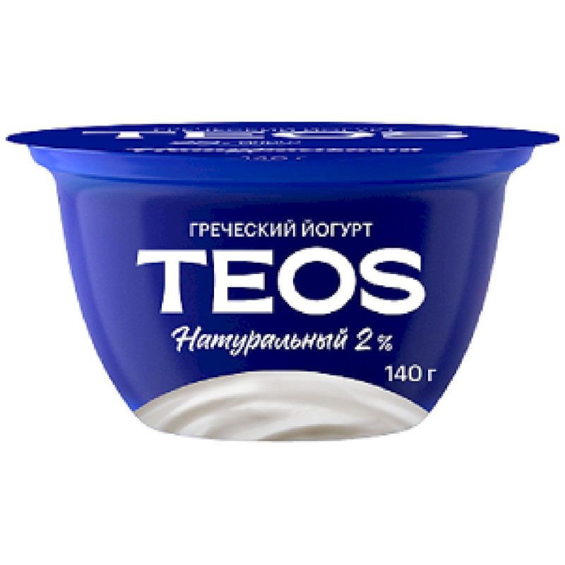 Изображение товара Йогурт Teos Греческий 2% 140г от ОАО Савушкин продукт