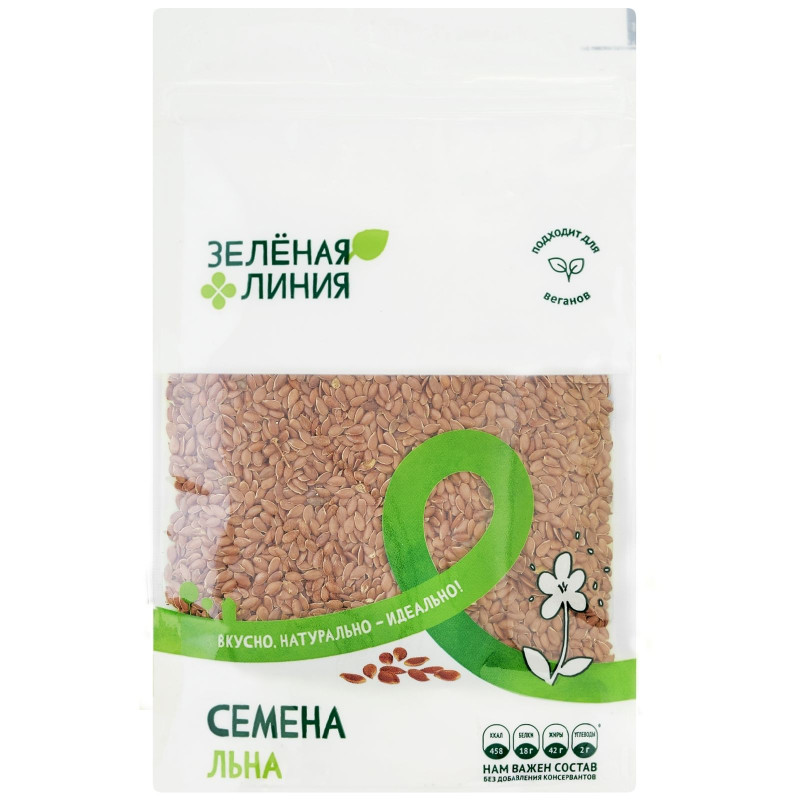 Изображение товара Семена льна Зелёная Линия, 200г