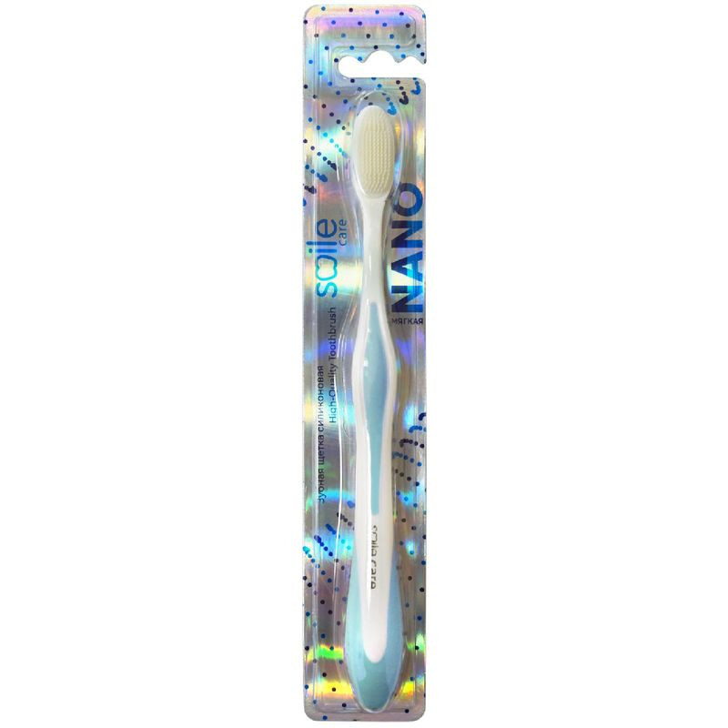 Изображение товара Мягкая силиконовая зубная щетка Smile Care Nano для взрослых