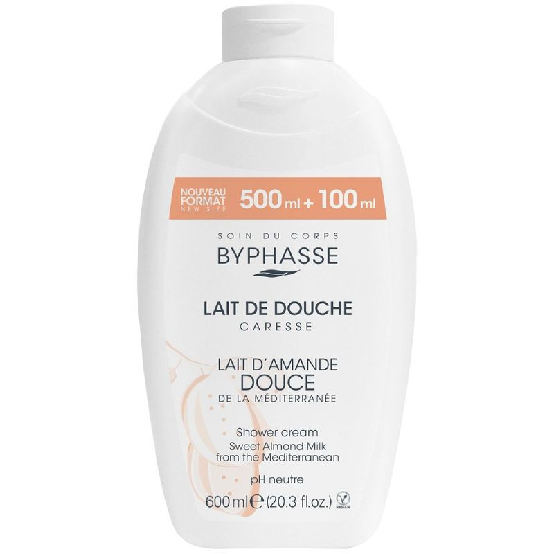 Изображение товара Гель для душа Byphasse Sweet Almond Milk 600 мл для всех типов кожи