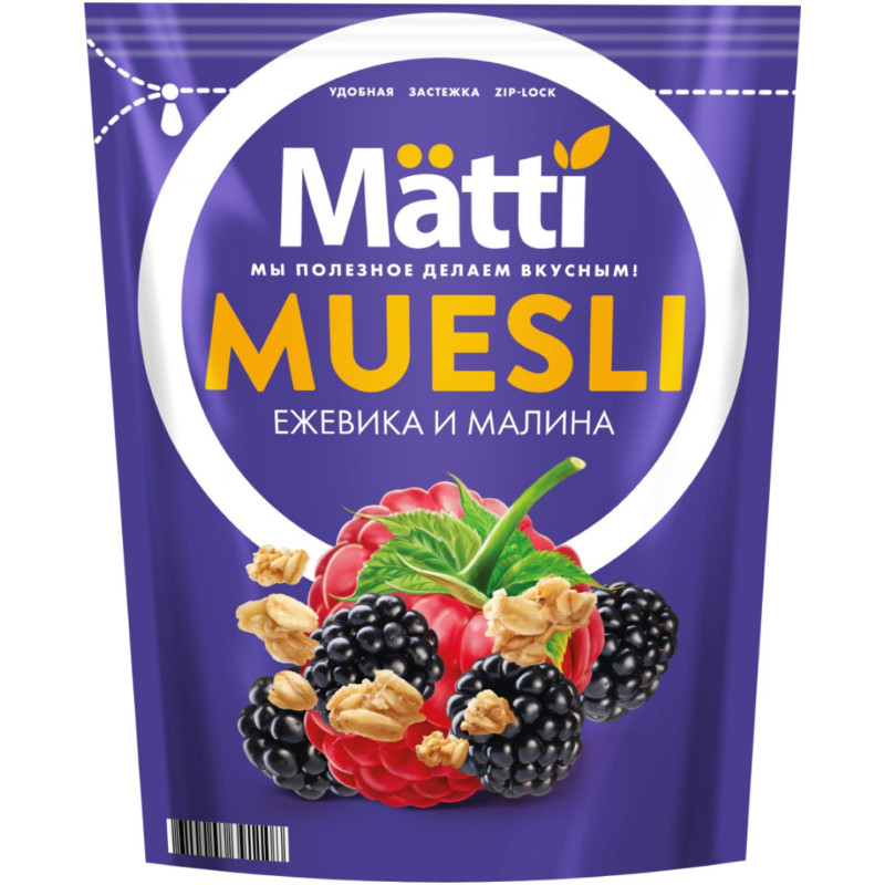 Изображение товара Мюсли Matti ежевика-малина, 250г