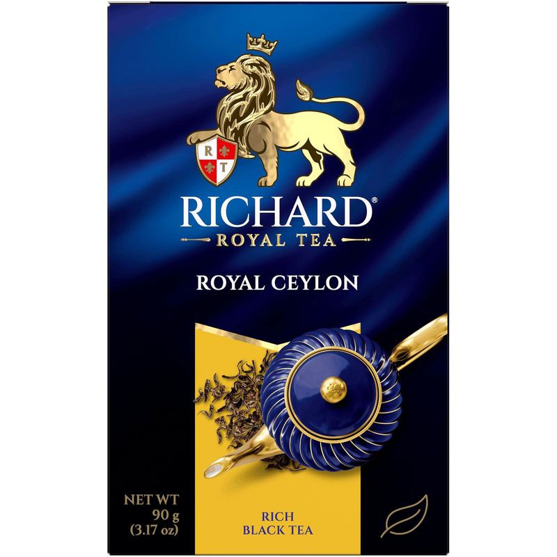 Изображение товара Чай Richard Королевский цейлон черный листовой 90г натуральный чай