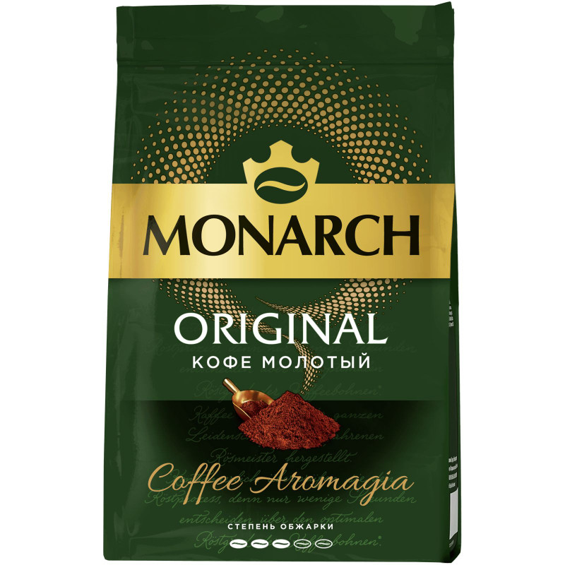 Изображение товара Кофе Monarch Original натуральный жареный молотый, 70г