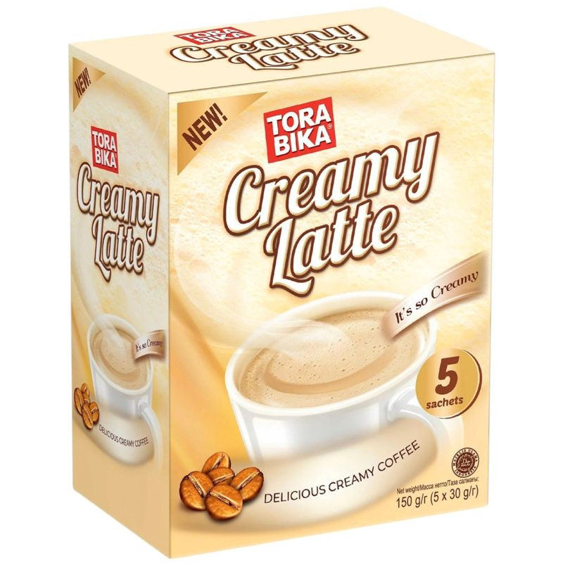 Изображение товара Растворимый кофе Torabica Creamy Latte 150 г с насыщенным вкусом