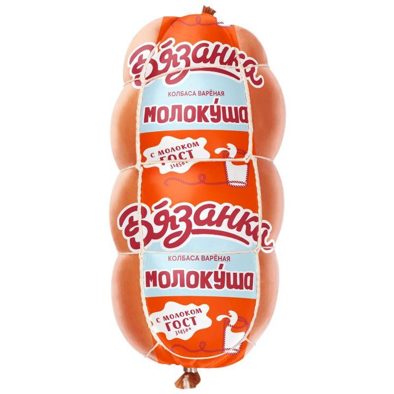 Колбаса Вязанка Молокуша варёная, 450г - купить с доставкой в Москве в Перекрёстке - 4277253
